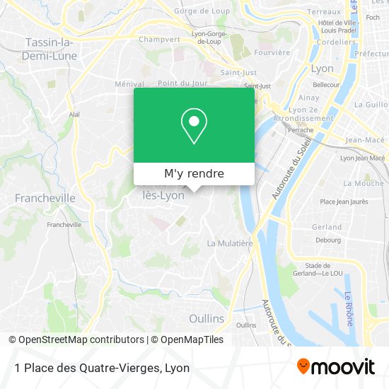 1 Place des Quatre-Vierges plan