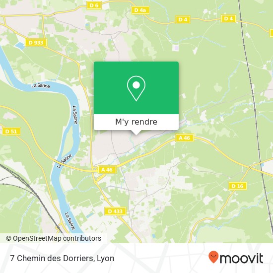 7 Chemin des Dorriers plan