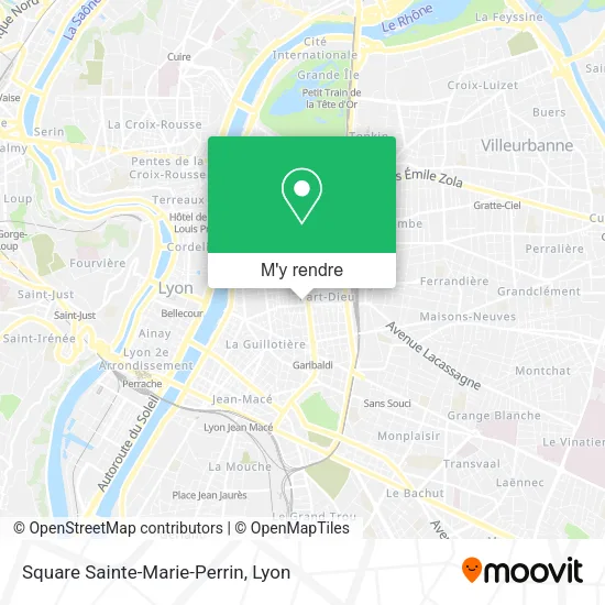 Square Sainte-Marie-Perrin plan