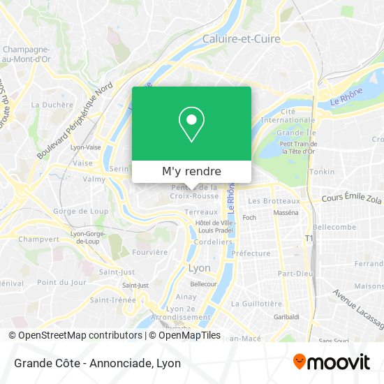 Grande Côte - Annonciade plan