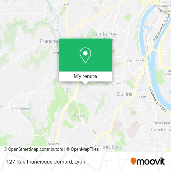 127 Rue Francisque Jomard plan