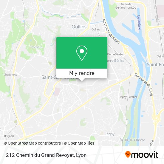 212 Chemin du Grand Revoyet plan