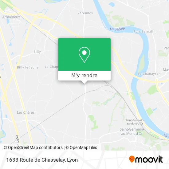 1633 Route de Chasselay plan