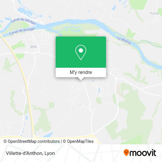 Villette-d’Anthon plan