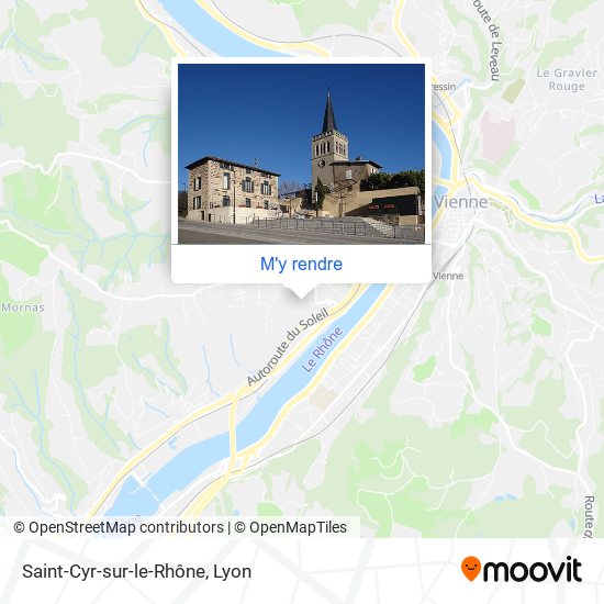 Saint-Cyr-sur-le-Rhône plan