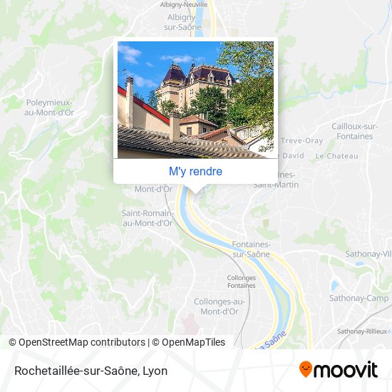 Rochetaillée-sur-Saône plan