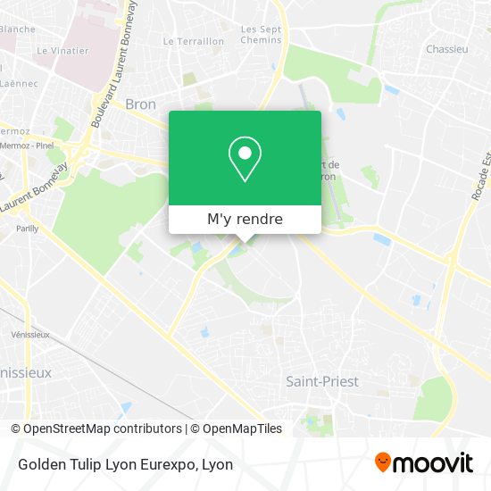 Golden Tulip Lyon Eurexpo plan