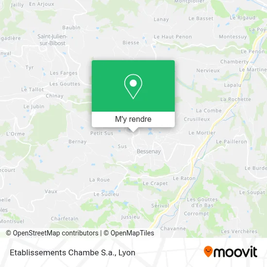 Etablissements Chambe S.a. plan