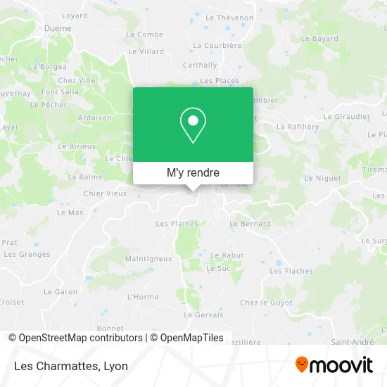 Les Charmattes plan