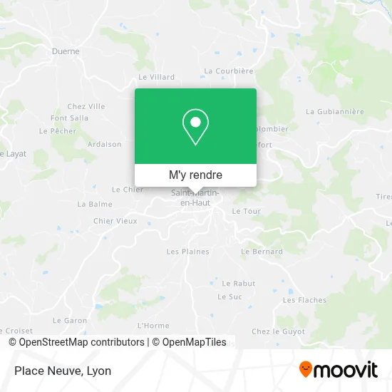 Place Neuve plan
