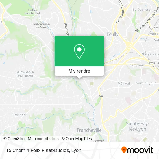15 Chemin Felix Finat-Duclos plan