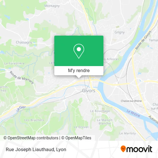 Rue Joseph Liauthaud plan