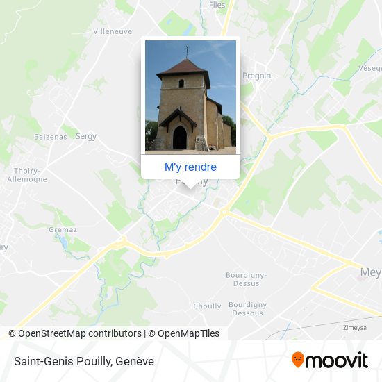 Saint-Genis Pouilly plan