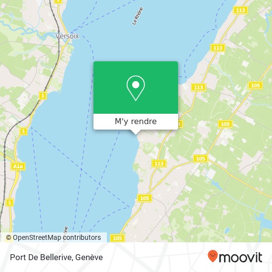 Port De Bellerive plan