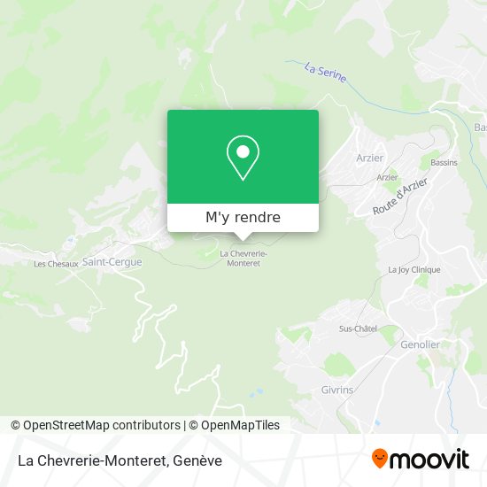 La Chevrerie-Monteret plan
