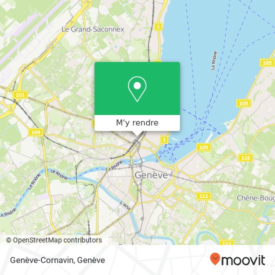 Genève-Cornavin plan