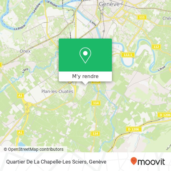 Quartier De La Chapelle-Les Sciers plan
