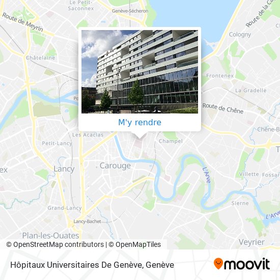 Hôpitaux Universitaires De Genève plan