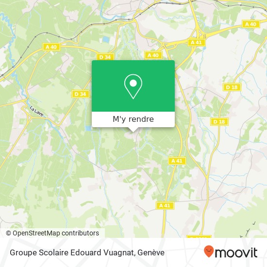 Groupe Scolaire Edouard Vuagnat plan