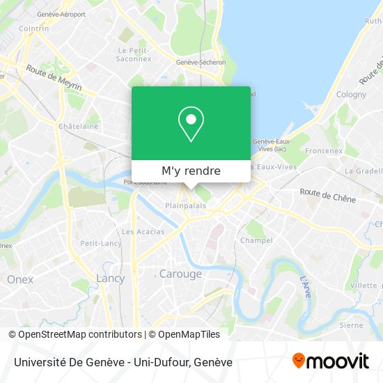Université De Genève - Uni-Dufour plan