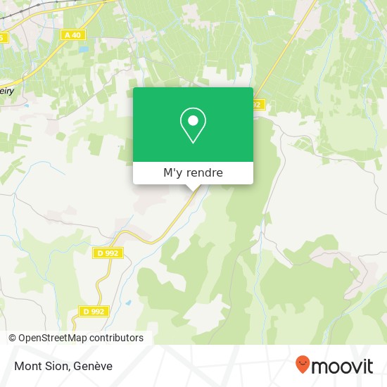 Mont Sion plan