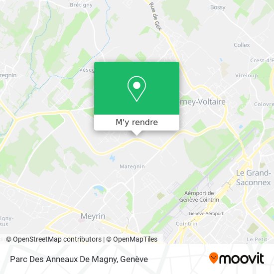 Parc Des Anneaux De Magny plan