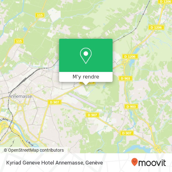 Kyriad Geneve Hotel Annemasse plan