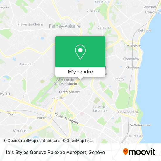 Ibis Styles Geneve Palexpo Aeroport plan