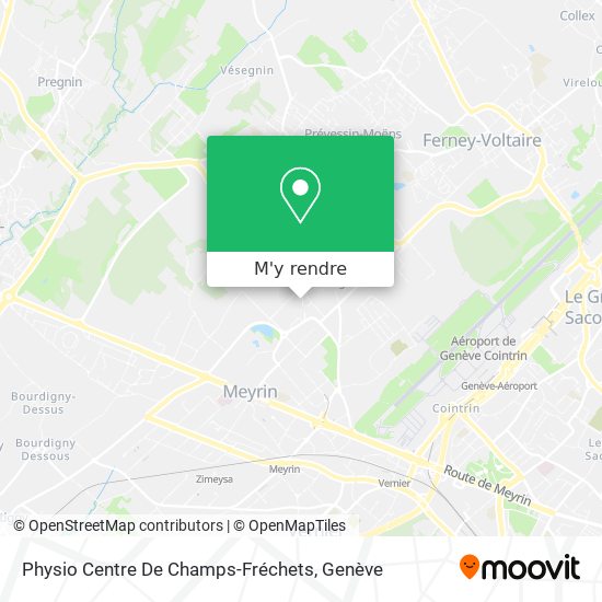 Physio Centre De Champs-Fréchets plan