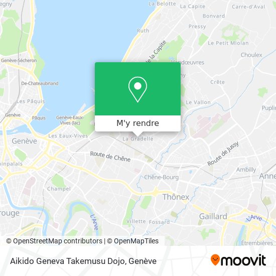 Aikido Geneva Takemusu Dojo plan