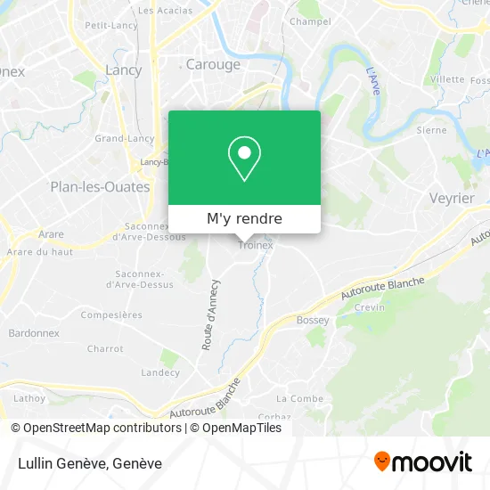 Lullin Genève plan