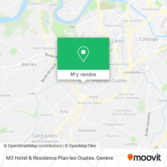 M3 Hotel & Residence Plan-les-Ouates plan