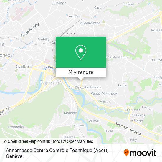 Annemasse Centre Contrôle Technique (Acct) plan