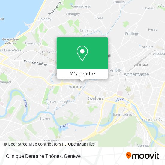Clinique Dentaire Thônex plan