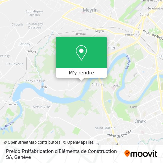 Prelco Préfabrication d'Eléments de Construction SA plan