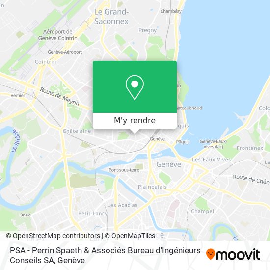 PSA - Perrin Spaeth & Associés Bureau d'Ingénieurs Conseils SA plan