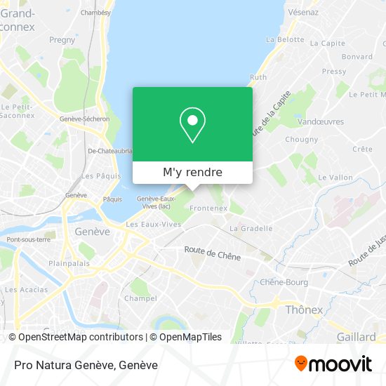 Pro Natura Genève plan