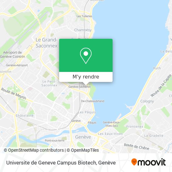 Universite de Geneve Campus Biotech plan