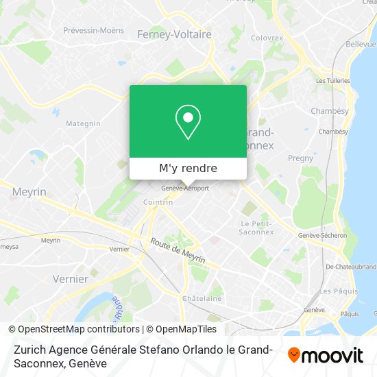 Zurich Agence Générale Stefano Orlando le Grand-Saconnex plan