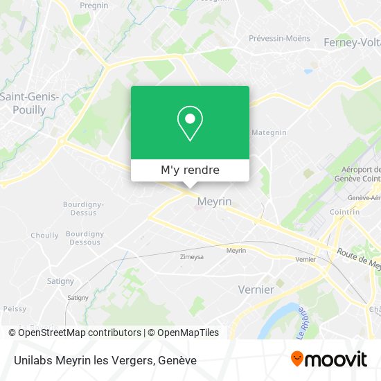 Unilabs Meyrin les Vergers plan