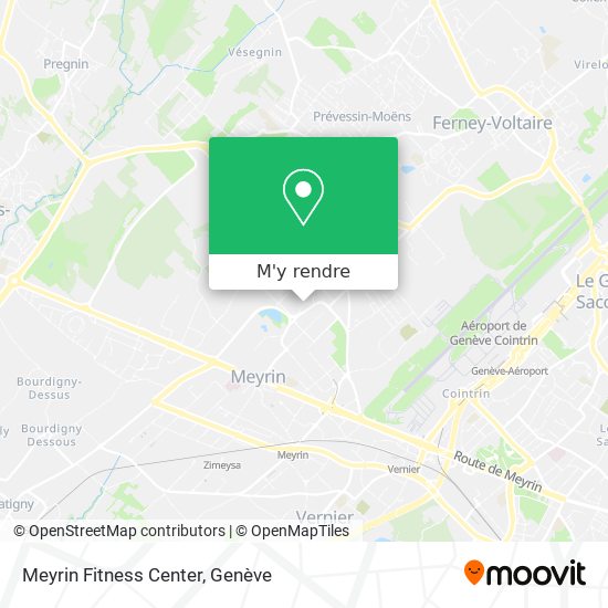 Meyrin Fitness Center plan