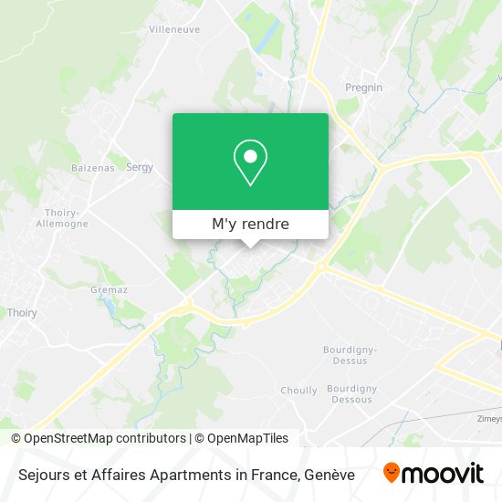 Sejours et Affaires Apartments in France plan