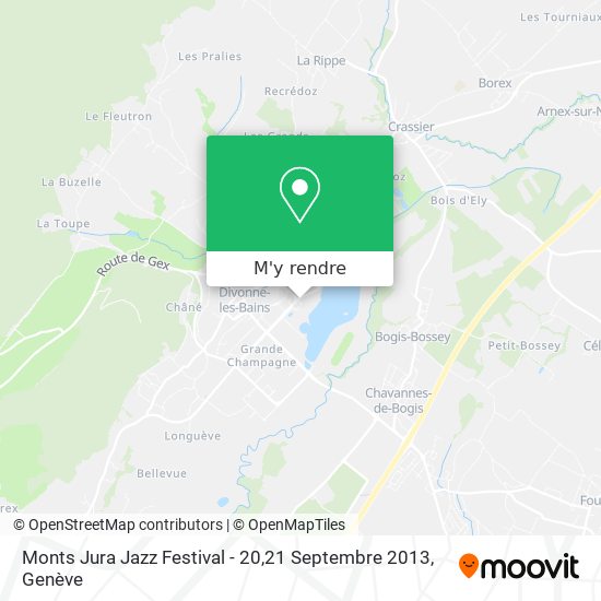 Monts Jura Jazz Festival - 20,21 Septembre 2013 plan