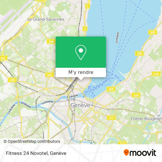 Fitness 24 Novotel plan
