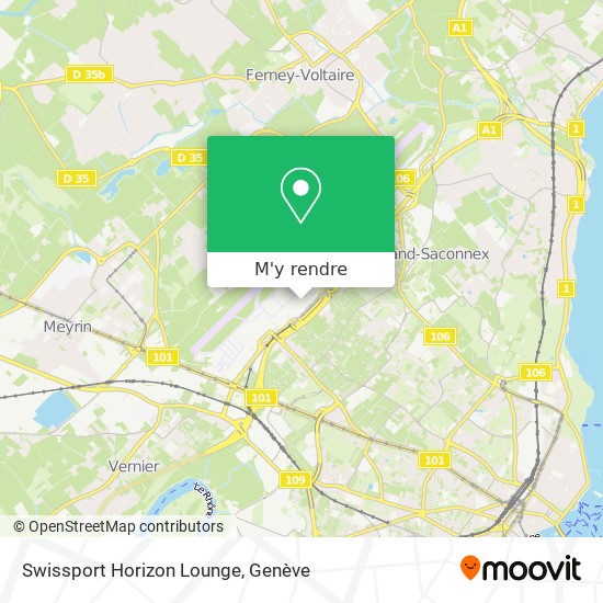 Swissport Horizon Lounge plan