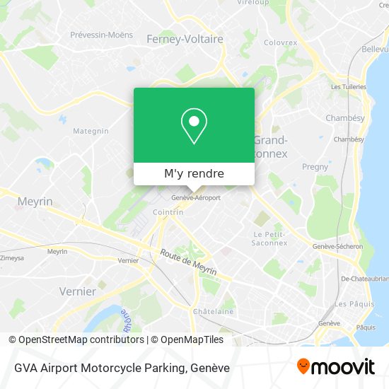 GVA Airport Motorcycle Parking plan