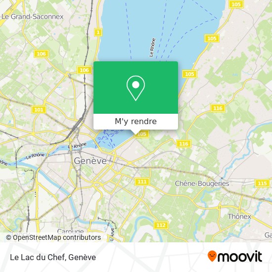 Le Lac du Chef plan