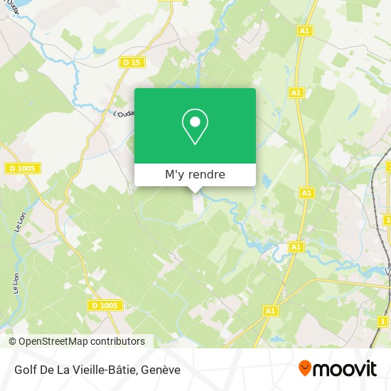 Golf De La Vieille-Bâtie plan