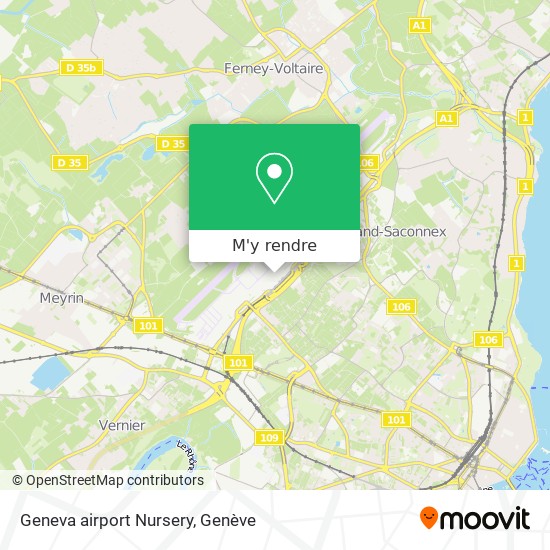 Geneva airport Nursery plan