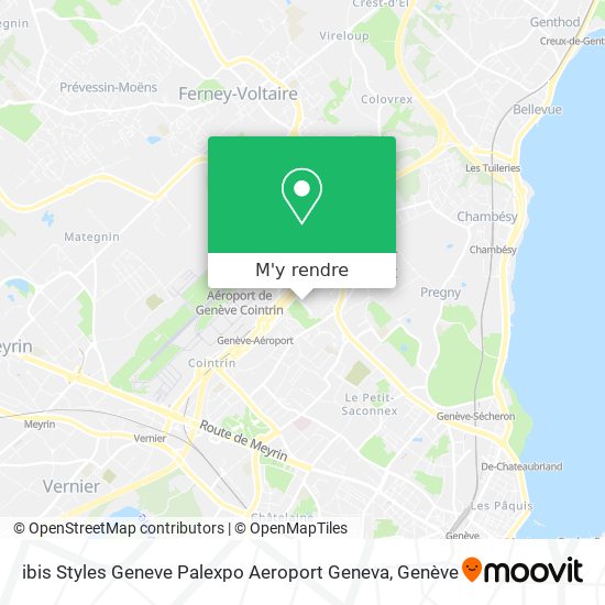 ibis Styles Geneve Palexpo Aeroport Geneva plan